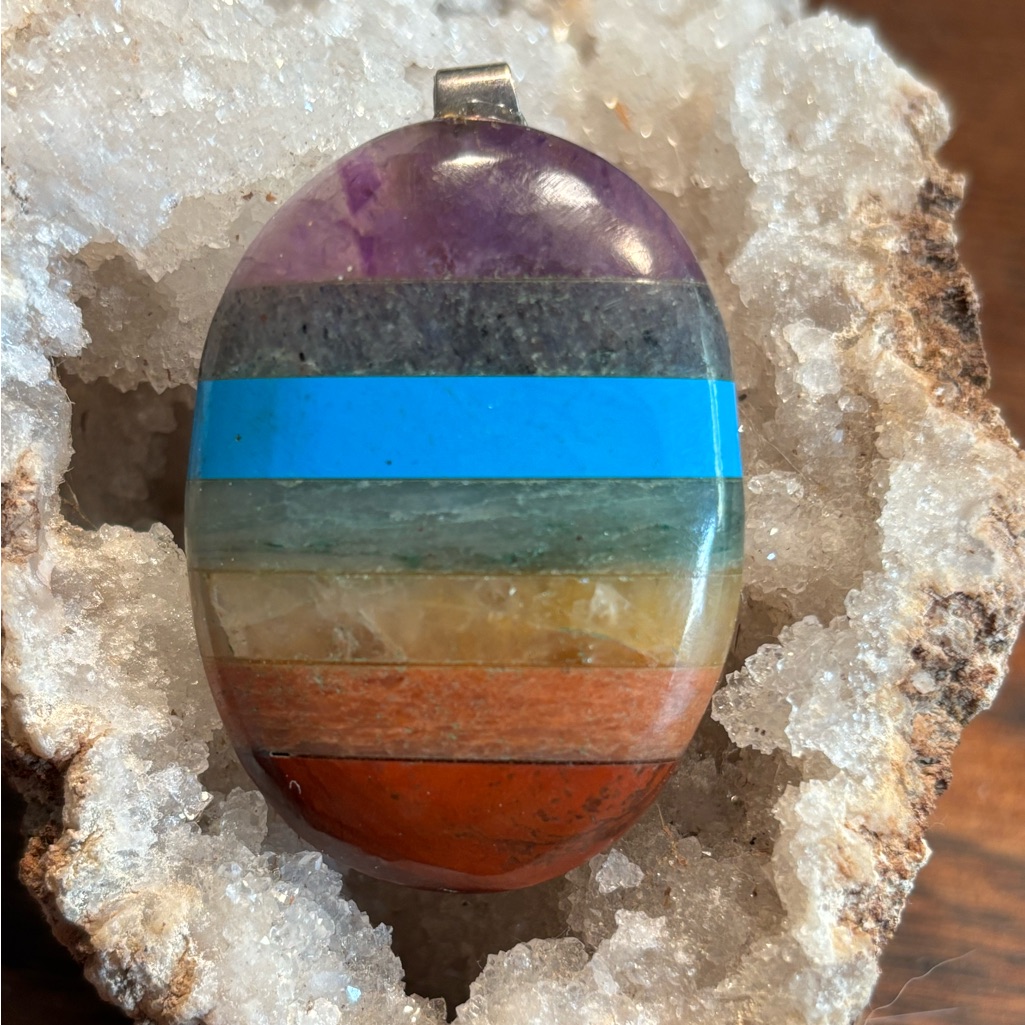 Chakra Pendant Genuine Gemstones